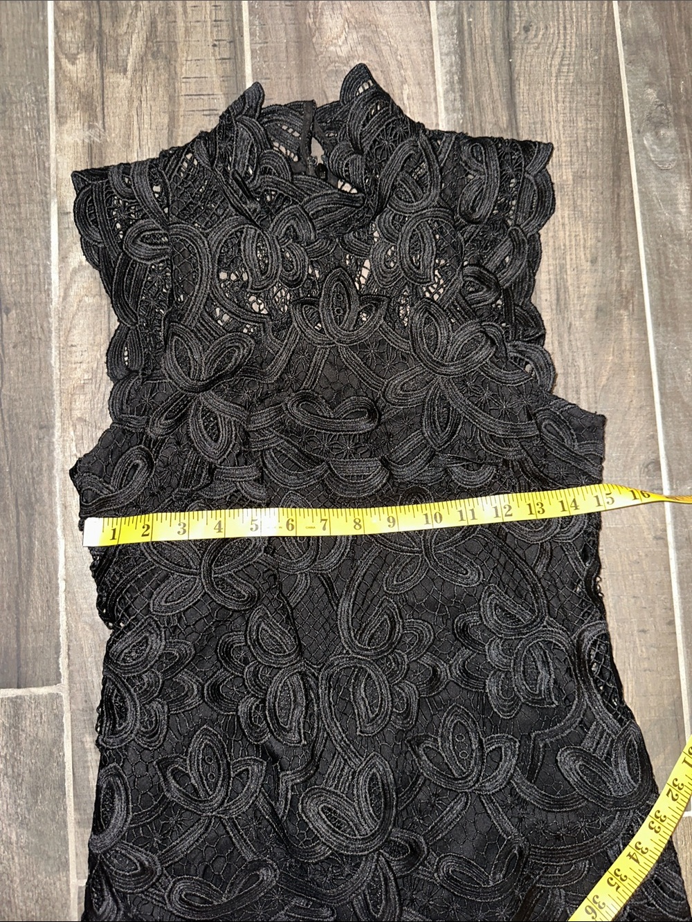 Laundry By Shelli Segal Black Lace Cocktail Dress - Picture 7 of 7